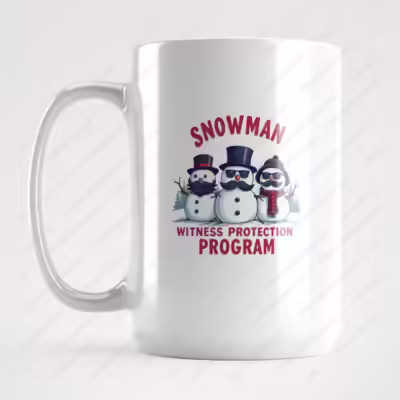 Snowman Witness Protection Program Mug